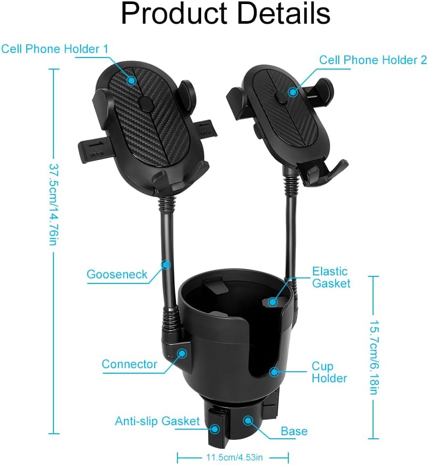 JINKEY Cup Holder Phone Mount