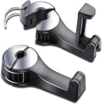 SCOVVORD Car Headrest Hook with Phone Holder