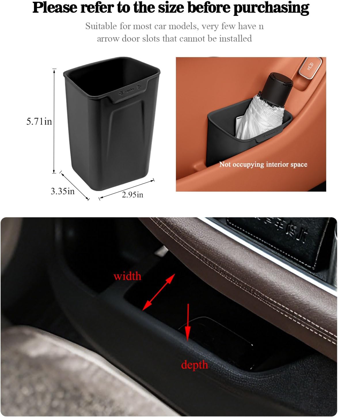 XmuxHai Car Door Organizer