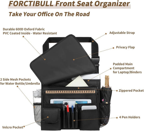 FORCTIBULL Car Front Seat Organizer