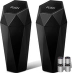 HOTOR Car Trash Cans with Lids, 2-Pack