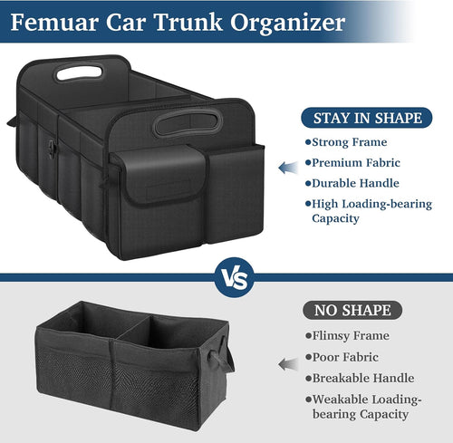 Femuar Collapsible Car Trunk Organizer