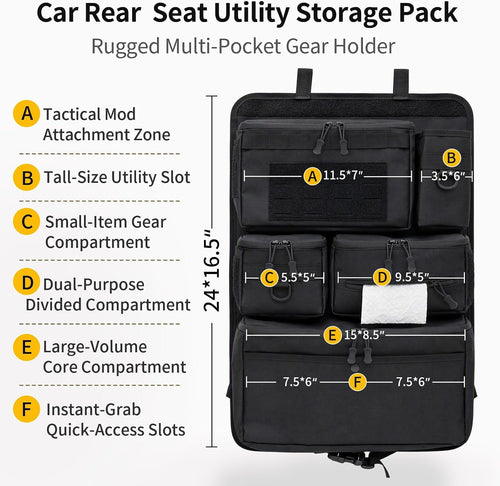 Frilgvenient Car Seat Back Organizer