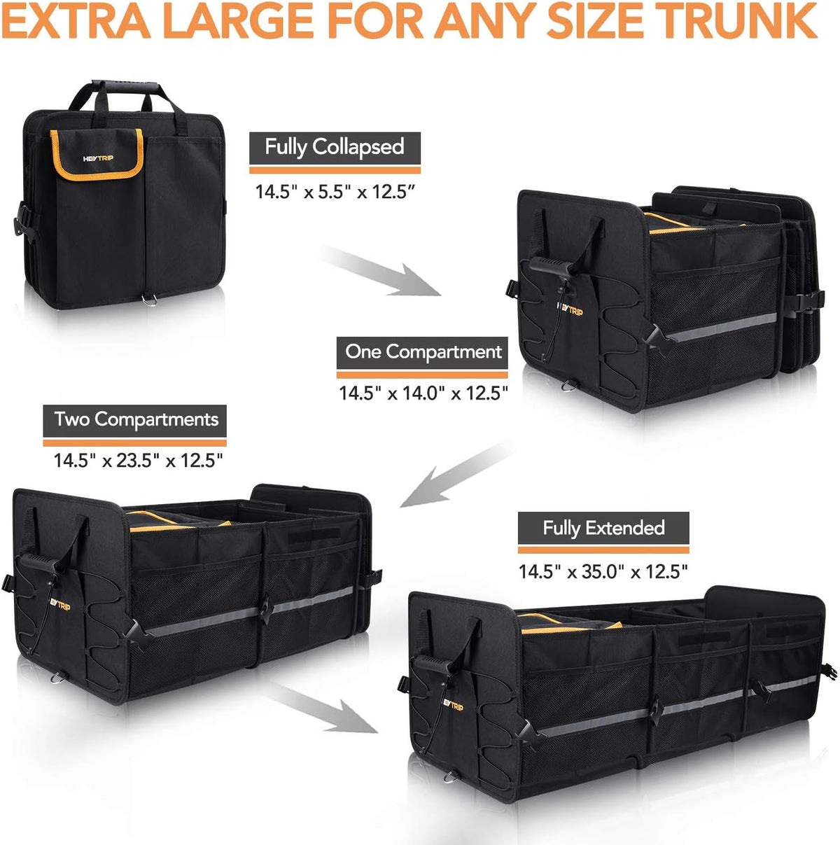 HEYTRIP Trunk Organizer with Cooler Bag