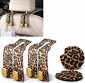 SwiftServ Car Headrest Hooks and Cup Holder Coasters