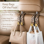 SwiftServ Car Headrest Hooks and Cup Holder Coasters