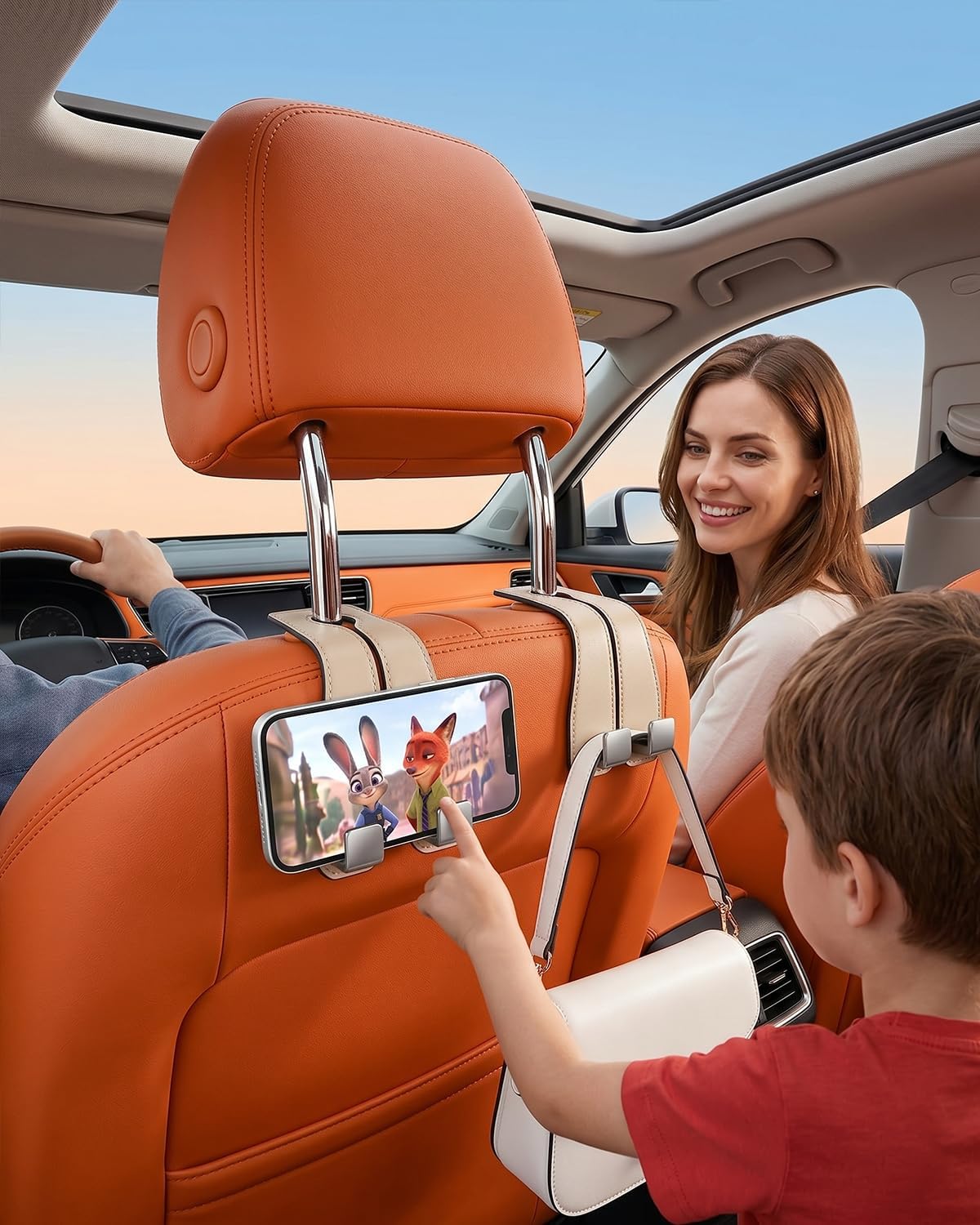 Hdecorme Car Headrest Hooks