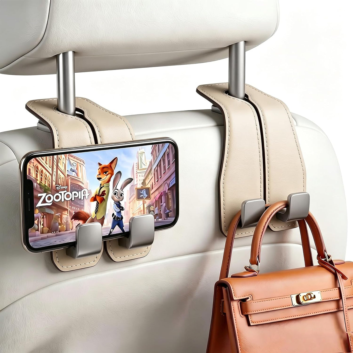 Hdecorme Car Headrest Hooks