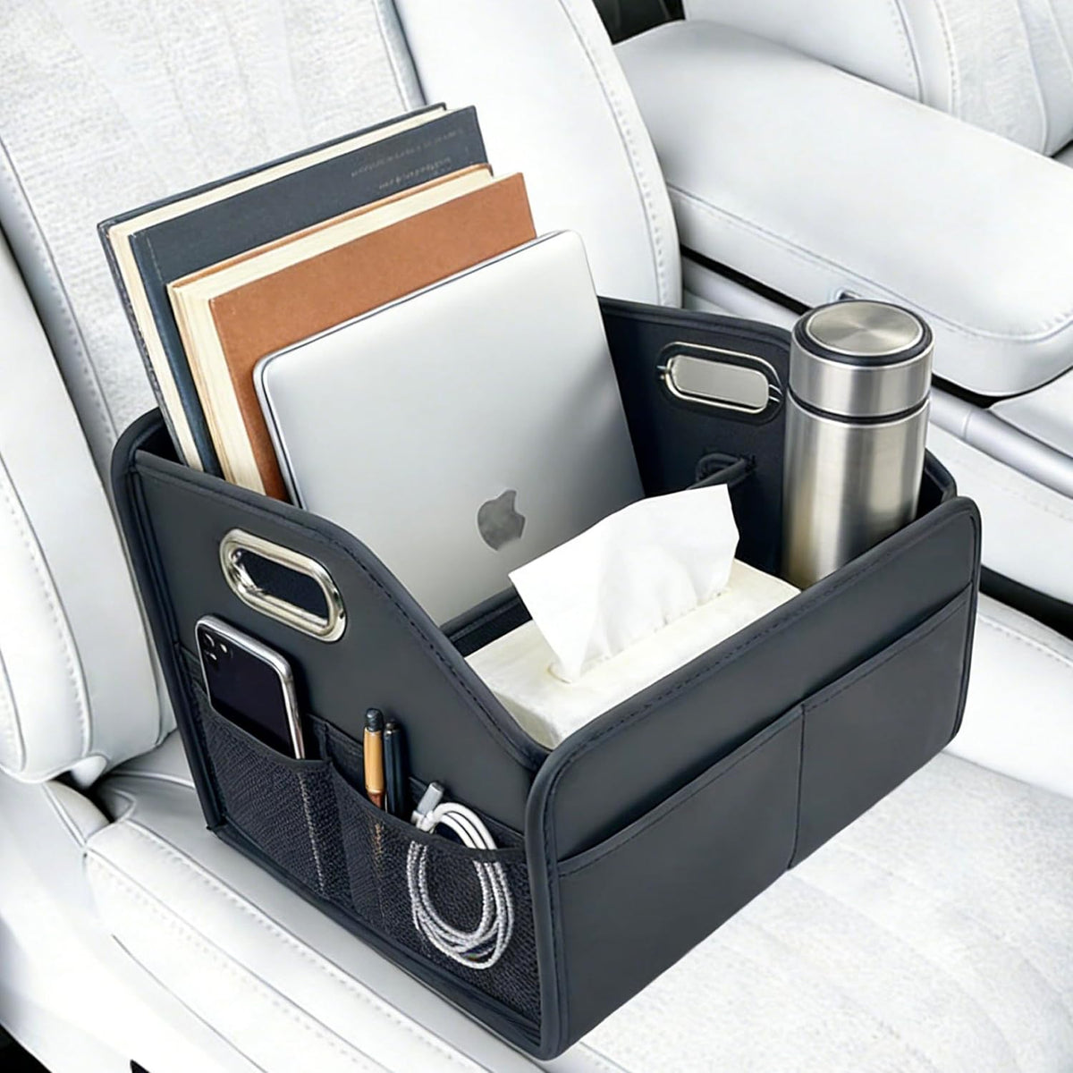 SportySizz Foldable Car Seat Organizer