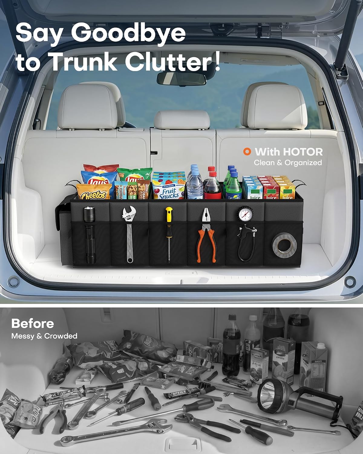 HOTOR Trunk Organizer