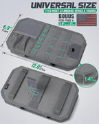 LIVANS Gray Car Sun Visor Organizer
