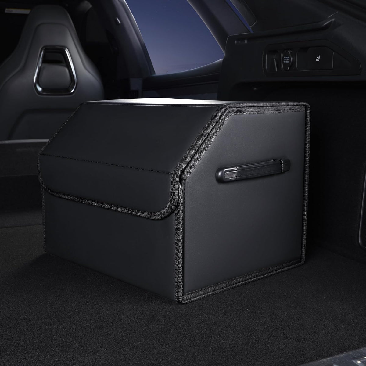 POKSRI Faux Leather Trunk Organizer