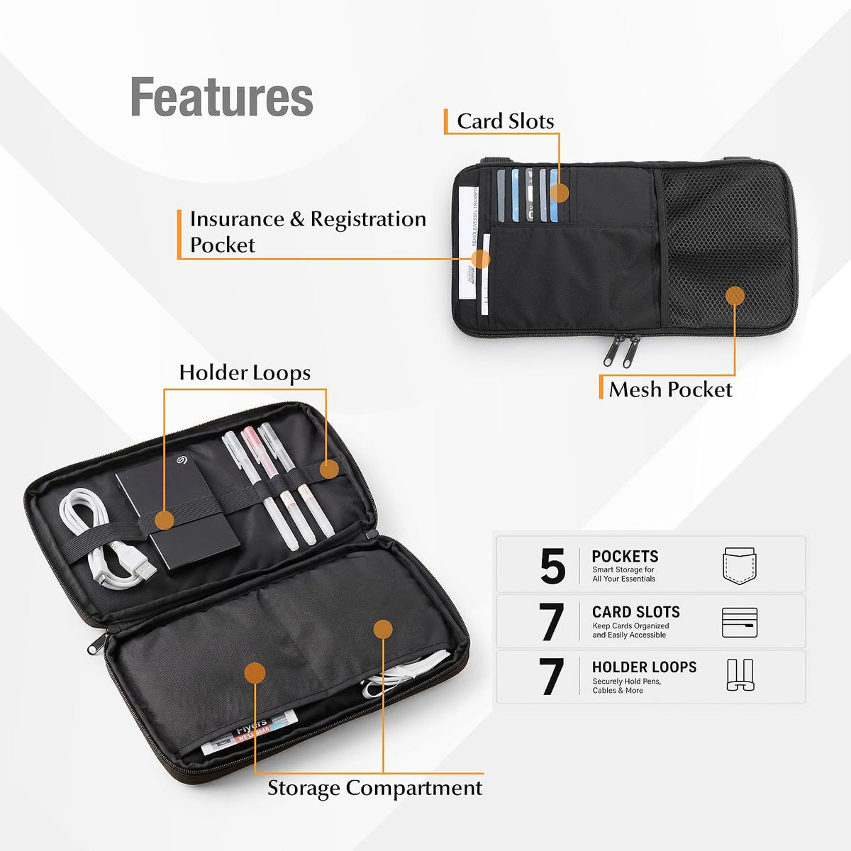 Gearza Car Visor Organizer