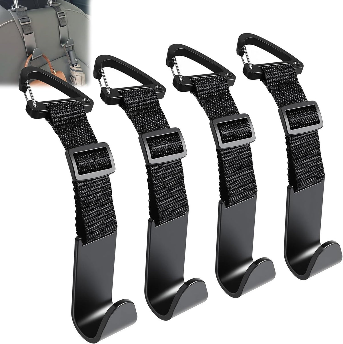 Amooca Automotive Headrest Hooks