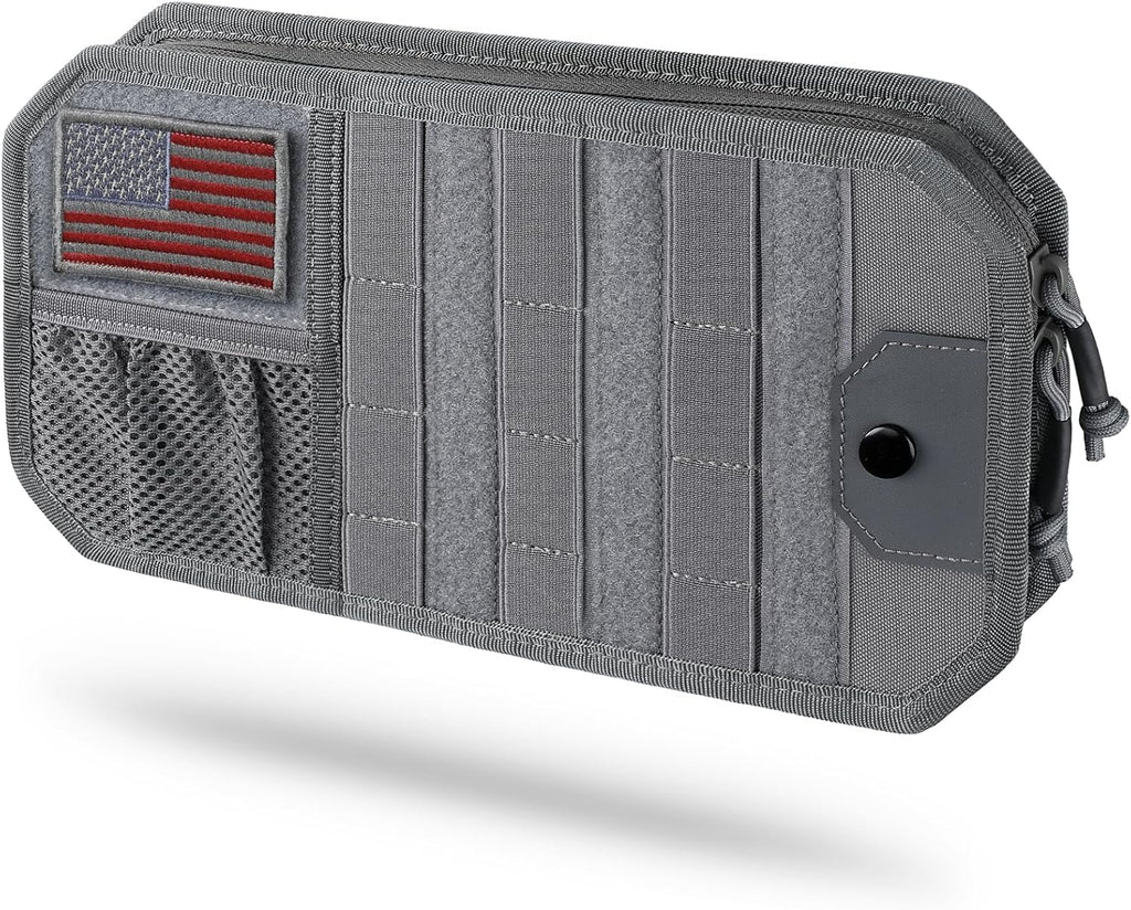 LIVANS Gray Car Sun Visor Organizer